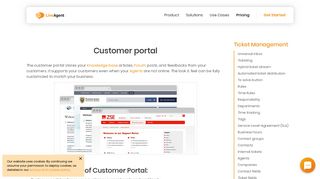 Customer portal | LiveAgent