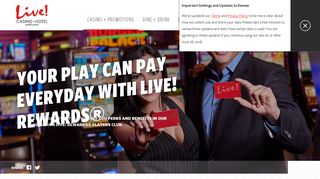 Live! Rewards Program | Live! Casino & Hotel - Maryland Live! Casino