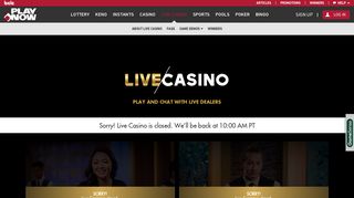 Live Casino - Play Live Roulette, Baccarat, Blackjack and more ...