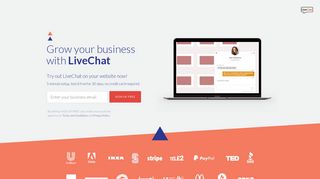 Get your own LiveChat now! Sign up for 30-day, free live chat trial.