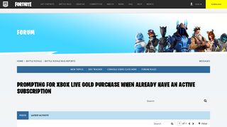 Prompting for Xbox Live Gold purchase when already have an active ...