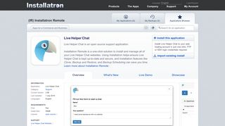Live Helper Chat - Installatron