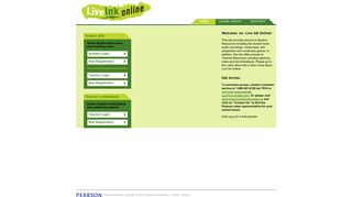 Pearson Live Ink Online