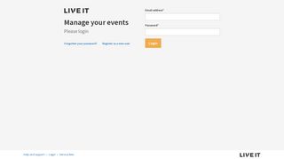 Event and ticket booking system | LIVE IT - Bookitbee