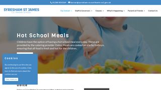 Hot School Meals - Syresham Primary School