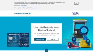 Live Life Rewards from Bank of Ireland: Home