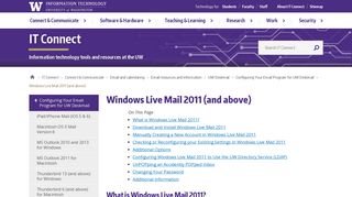 Windows Live Mail 2011 (and above) | IT Connect