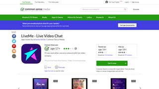 LiveMe - Live Video Chat App Review - Common Sense Media