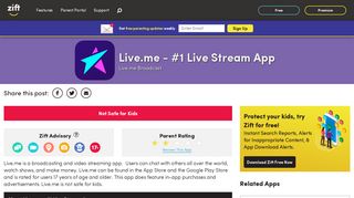 Live.me - #1 Live Stream App - Zift App Advisor