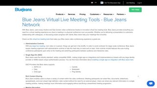 Blue Jeans Virtual Live Meeting Tools | Blue Jeans