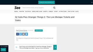 Dj Yoda Pres Stranger Things 2: The Live Mixtape Tickets | See Tickets