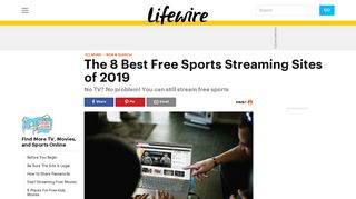 The 8 Best Free Sports Streaming Sites of 2019 - Lifewire