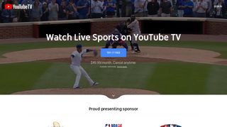 YouTube TV - Watch Live Sports - Local & National