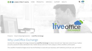 LiveOffice Exchange - Voice Print Data | Cloud Computing Solutions