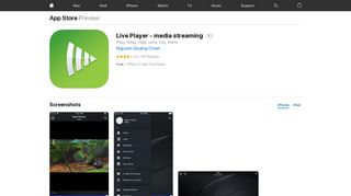 Live Player - media streaming on the App Store - iTunes - Apple