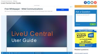 LiveU Central User Guide | manualzz.com