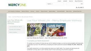 Live Your Whole Life - Mercy Employee Wellness Dubuque, Iowa (IA ...