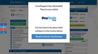 Live2Support Reviews: Overview, Pricing and Features