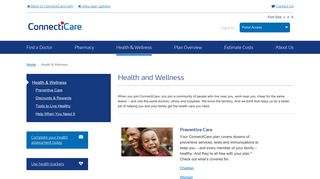 Health and Wellness - ConnectiCare
