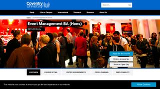 Event Management BA | Coventry University