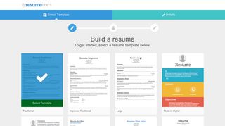 Free Résumé Builder - Resume Templates to Edit & Download