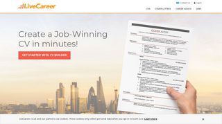 LiveCareer CV Maker | Free Online CV Builder | CV Builder from ...