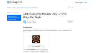Adobe Experience Manager (AEM) Livefyre Quick Start Guide ...