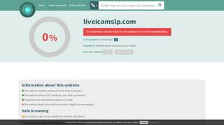 Did you recently visit liveicamslp.com? Read this now! - Scamner
