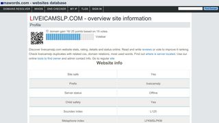 liveicamslp.com - mawords.com - websites database