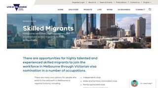 Skilled Migrants - Live in Melbourne