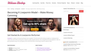 Becoming A Livejasmin Model - Make Money Camming
