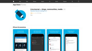 LiveJournal — blogs, communities, media on the App Store