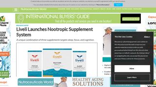 Liveli Launches Nootropic Supplement System - Nutraceuticals World