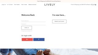 Already have an account? - Lively