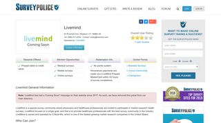 Livemind Ranking and Reviews - SurveyPolice