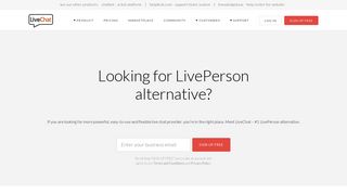 Looking for LivePerson alternative? Meet LiveChat – #1 live chat ...