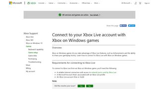 Connect to Xbox Live from Windows | Xbox on Windows Games