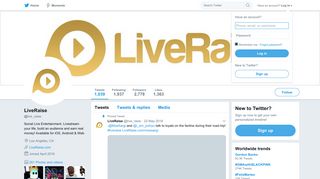 LiveRaise (@live_raise) | Twitter