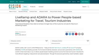 LiveRamp and ADARA to Power People-based Marketing for Travel ...
