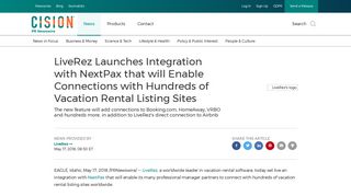 LiveRez Launches Integration with NextPax that will Enable ...
