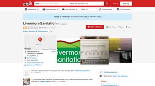 Livermore Sanitation - 45 Reviews - Public Services & Government ...