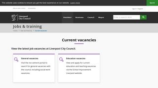 Current vacancies - Liverpool City Council