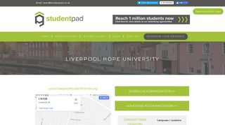 Student Accommodation at Liverpool Hope University ~ Studentpad