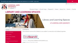 Library - Liverpool Hope University