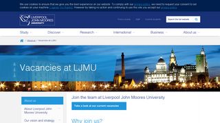 Working at Liverpool | Job Vacancies | Liverpool John Moores University
