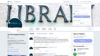 Uni of Liverpool Library (@LivUniLibrary) | Twitter