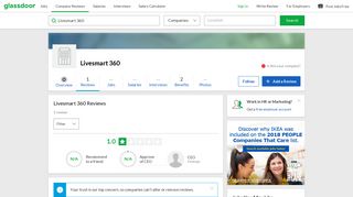 Livesmart 360 Reviews | Glassdoor