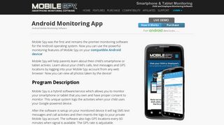 Android Monitoring App | Android Monitoring Software | Mobile Spy