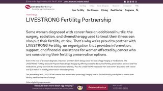 Livestrong Fertility Partnership - Extend Fertility