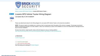 Product Support | BrickHouse Security Livewire GPS Vehicle Tracker ...